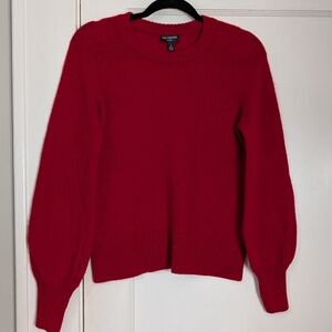 The Limited 100% Cashmere Red Crewneck Sweater XL